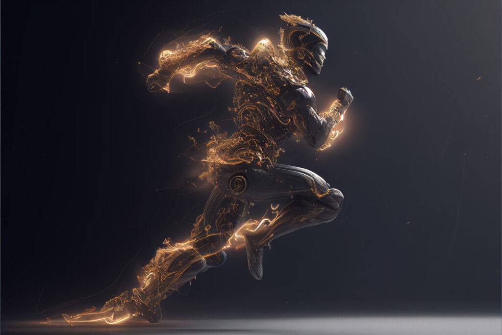 Artistic impression of the Flash as Bitcoin - Bitcoin Foundations