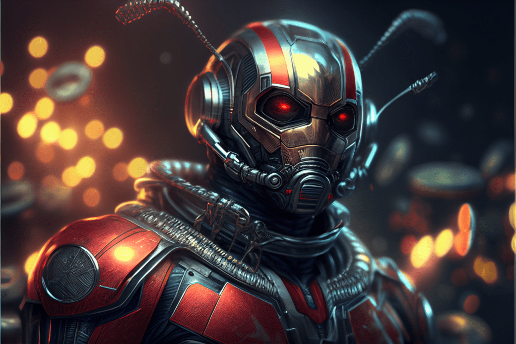Artistic impression of Ant-Man as Bitcoin - Bitcoin Foundations